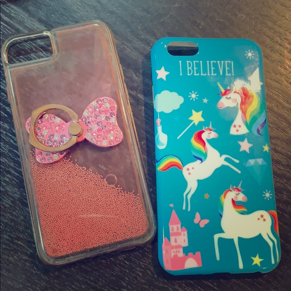2 cases Iphone 7 and Iphone 6!